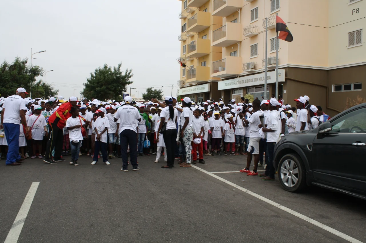 Marcha Olímpica na Cidade do Kilamba - Fotos
