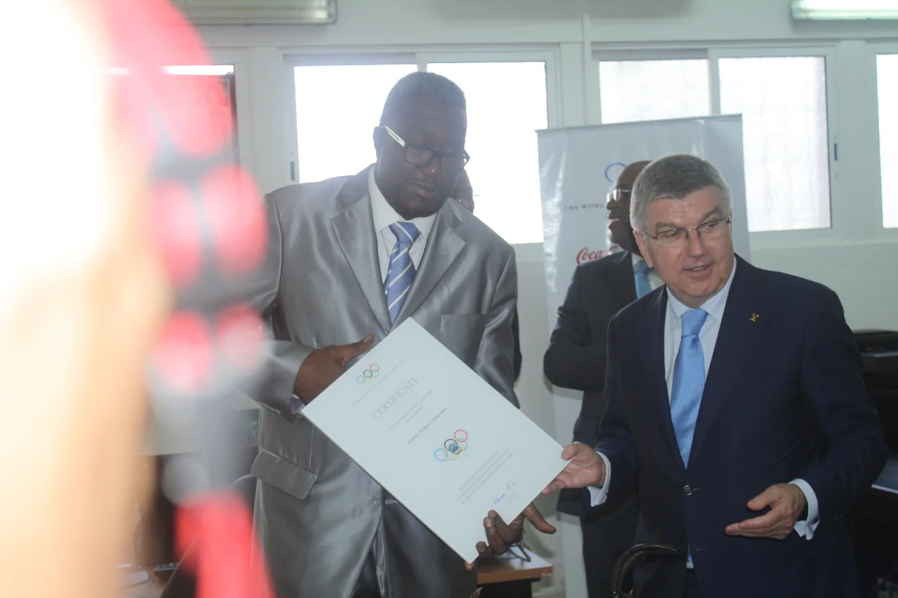 Imagem 46 da publicação: Visita do Presidente do CIO Dr. Thomas Bach ao COA