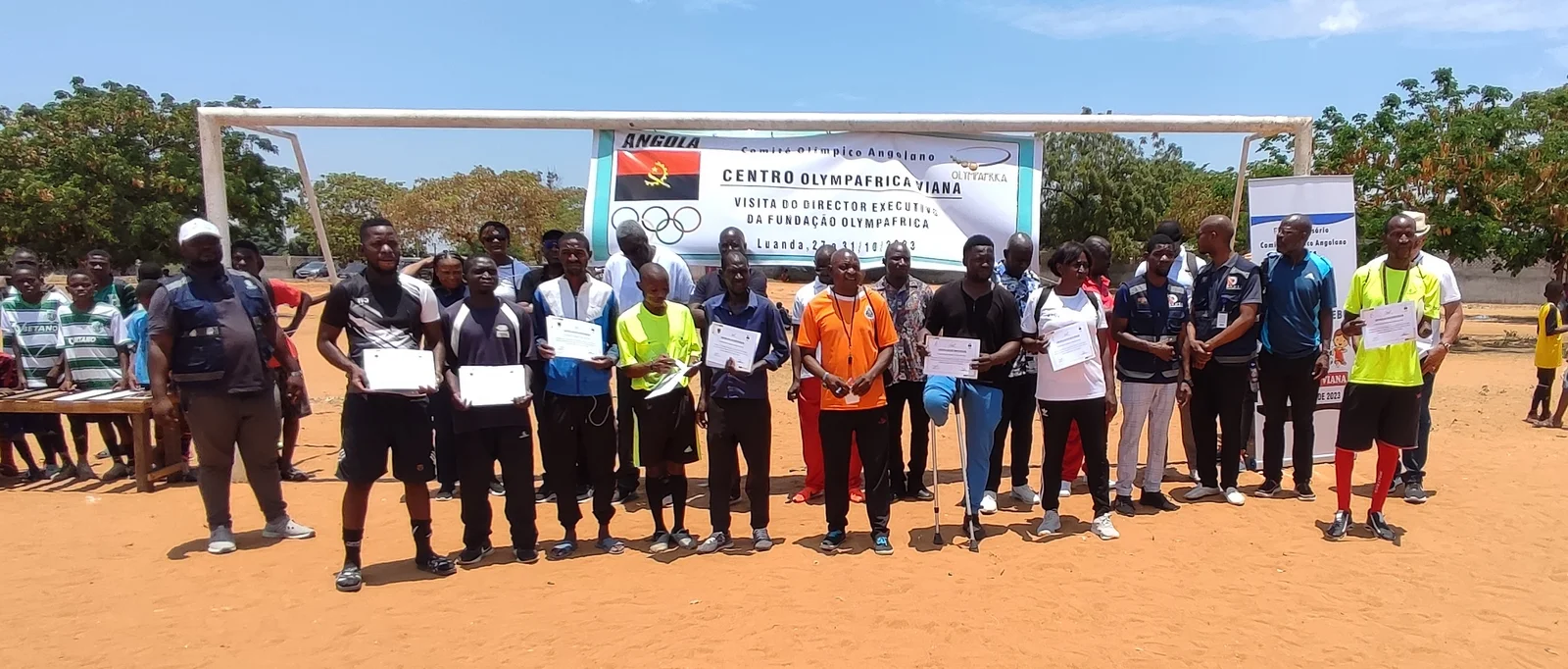Imagem 2 da publicação: Visita do Director Executivo da Fundação Olympafrica ao Complexo Olympafrica de Viana