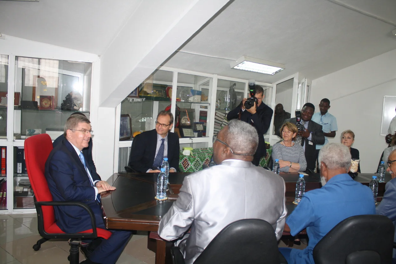 Imagem 41 da publicação: Visita do Presidente do CIO Dr. Thomas Bach ao COA