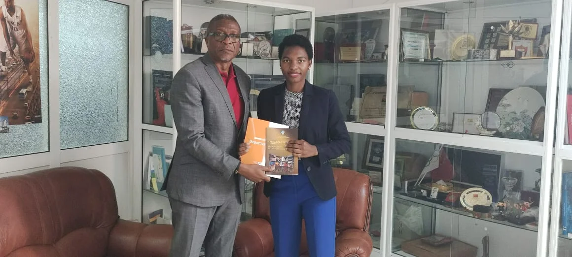 Visita da Chefe de Departamento do MINJUD Moxico ao COA